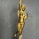 Candelabra in white marble and gilded bronze