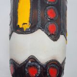 Vase West Germany in multicoloured ceramic Germany 1960