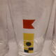 Lot 5 orangeade glasses decorating vintage poppy flags 1970 mobil