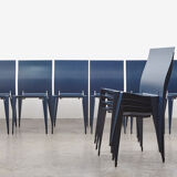 Set of 8 fulfil dining chairs by Mart van Schijndel for Lensvelt 1989