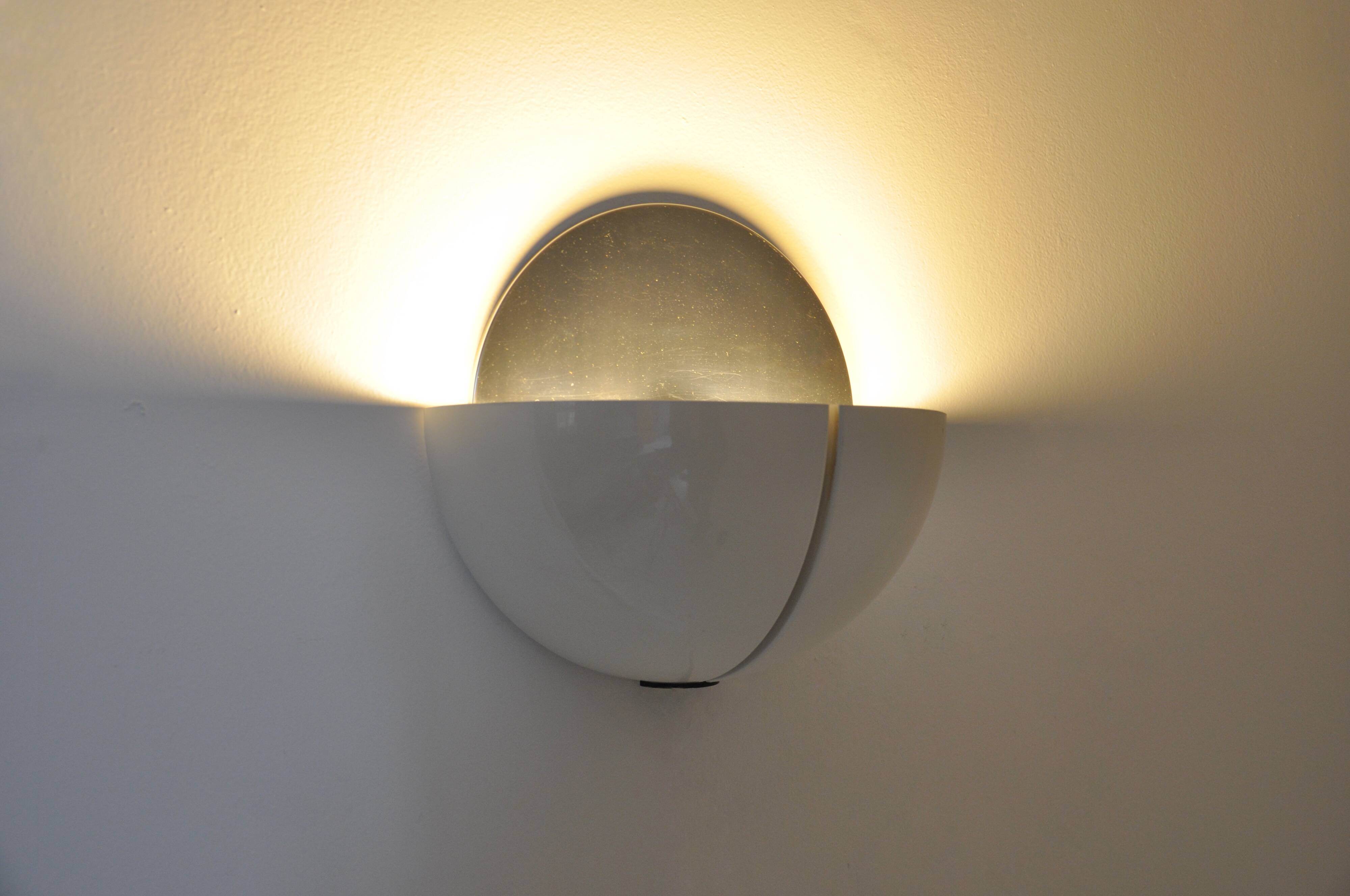 Wall lamp by Danilo & Corrado Aroldi for Stilnovo, 1980s