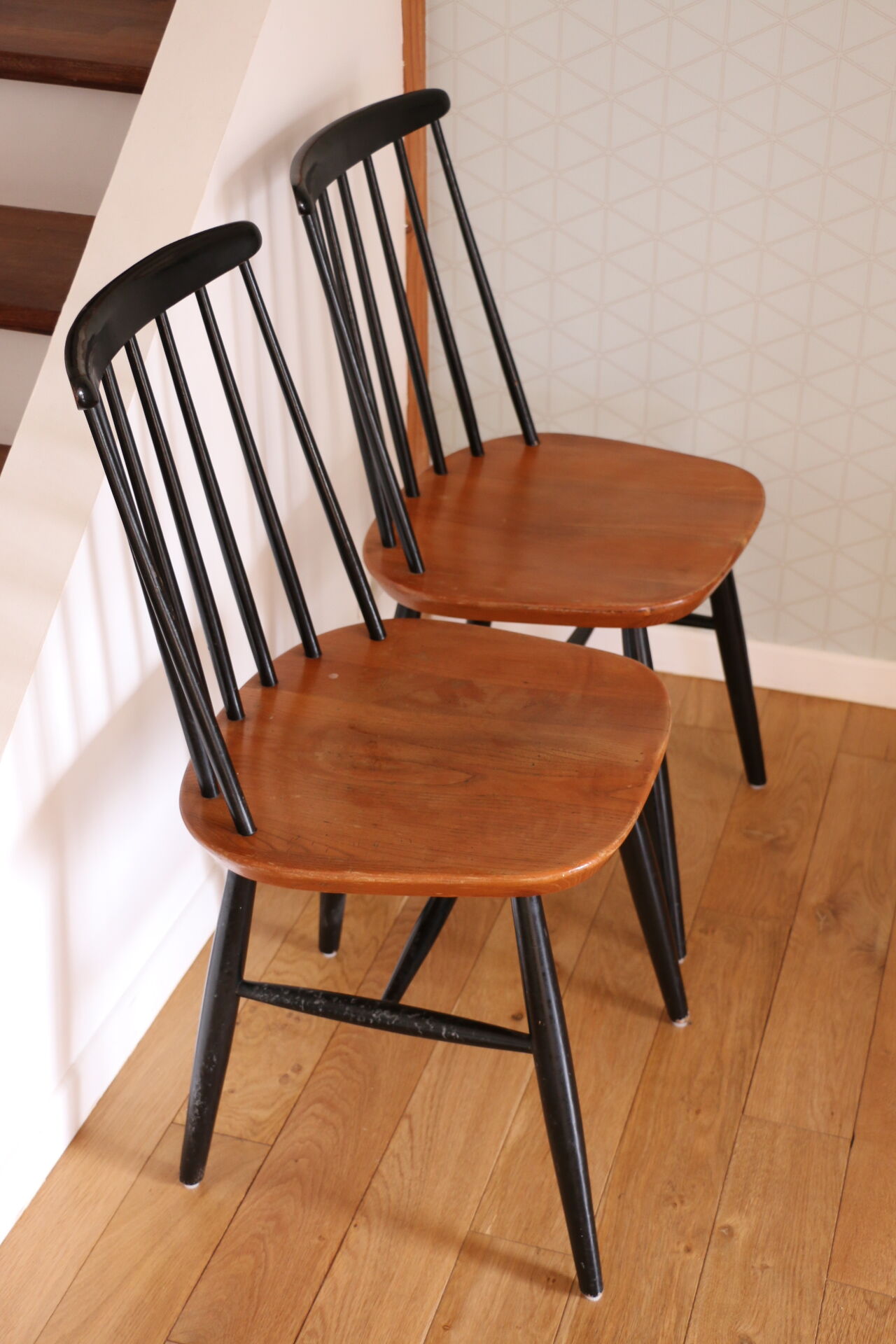 4 fanette chairs by ilmari tapiovaara