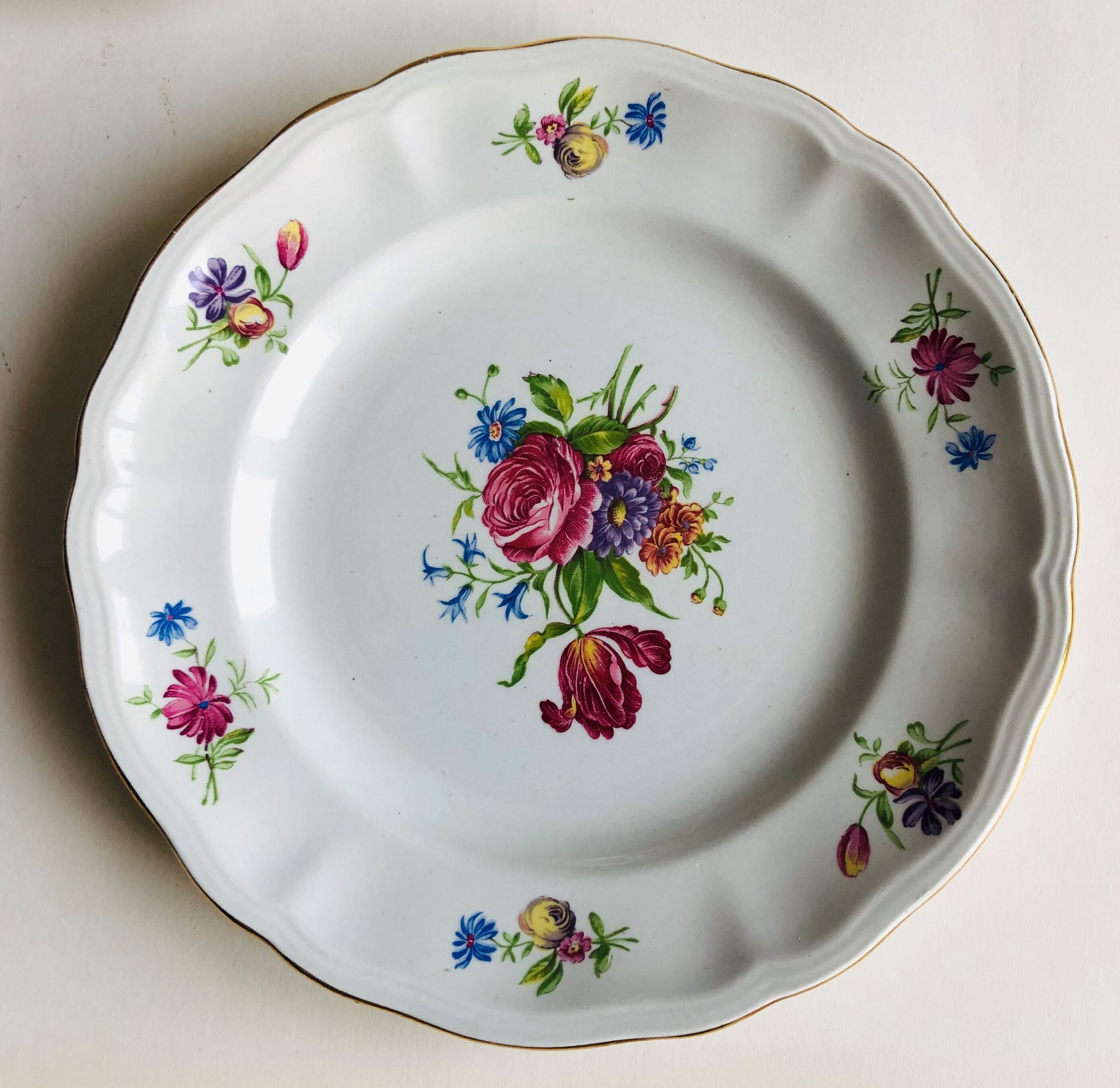 Ensemble de 12 assiettes à dessert Keller Guerin