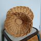 Rattan basket wicker vase cut