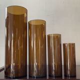 Series of 4 Jacques Bedat nesting vases from the 70s