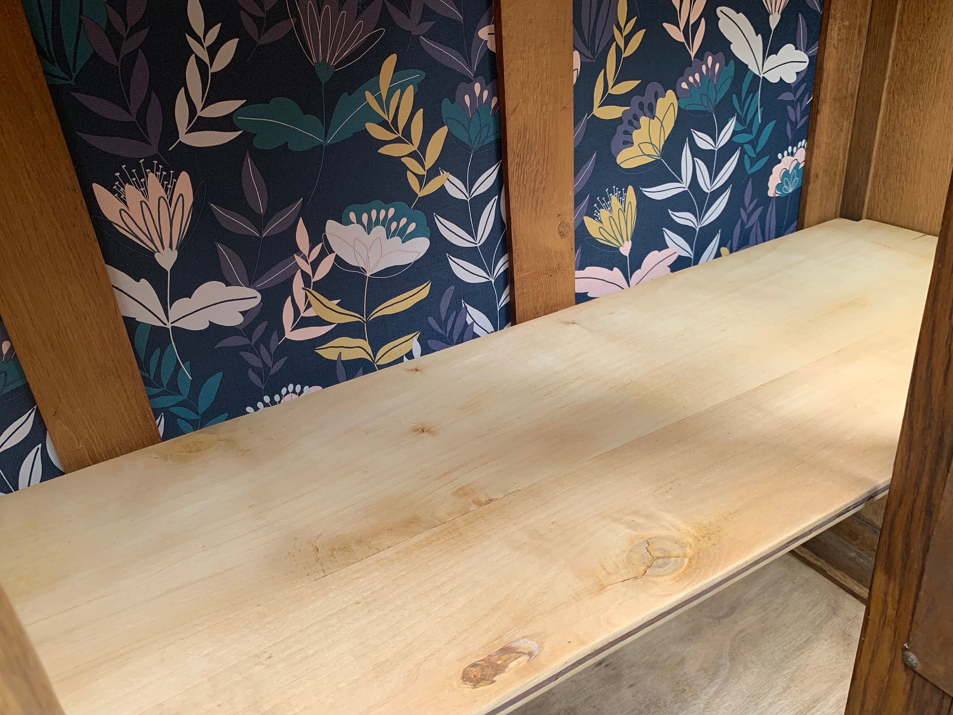 Parisian art deco wardrobe solid raw oak 1930