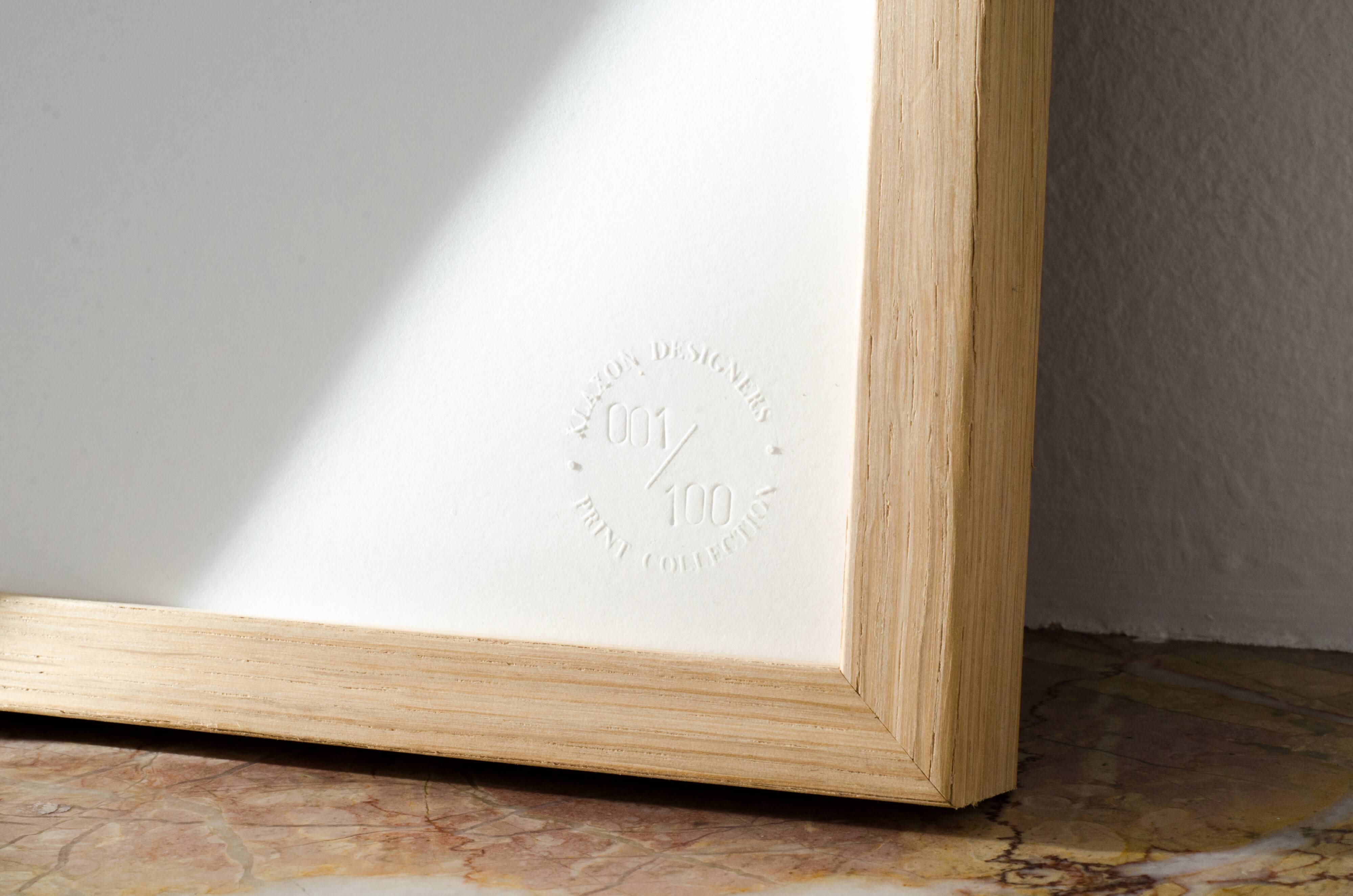 Illustration - Affiche A3 abstraite géométrique graphique colorée numérotée #007