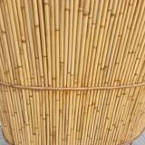 Bar vintage en rotin Bambou 1950s