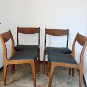 Set of 4 vintage rosewood chairs from the 1960s, Richbilt, Johannes Anderse