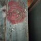 Old patinated wooden chest 18th