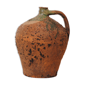 terracotta walnut oil jar. XIXth