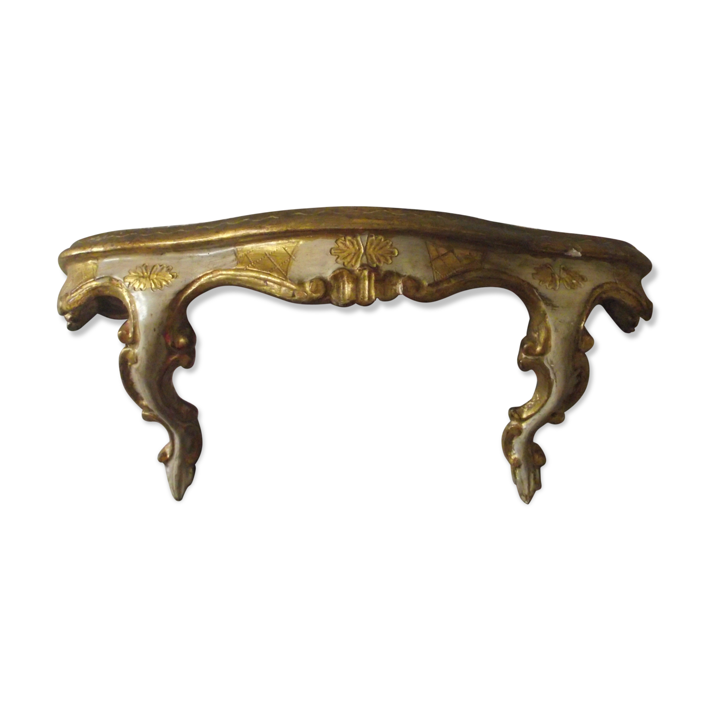 Italian-made gilded wood console