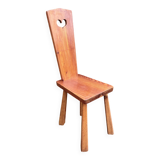 Handcrafted pine chair