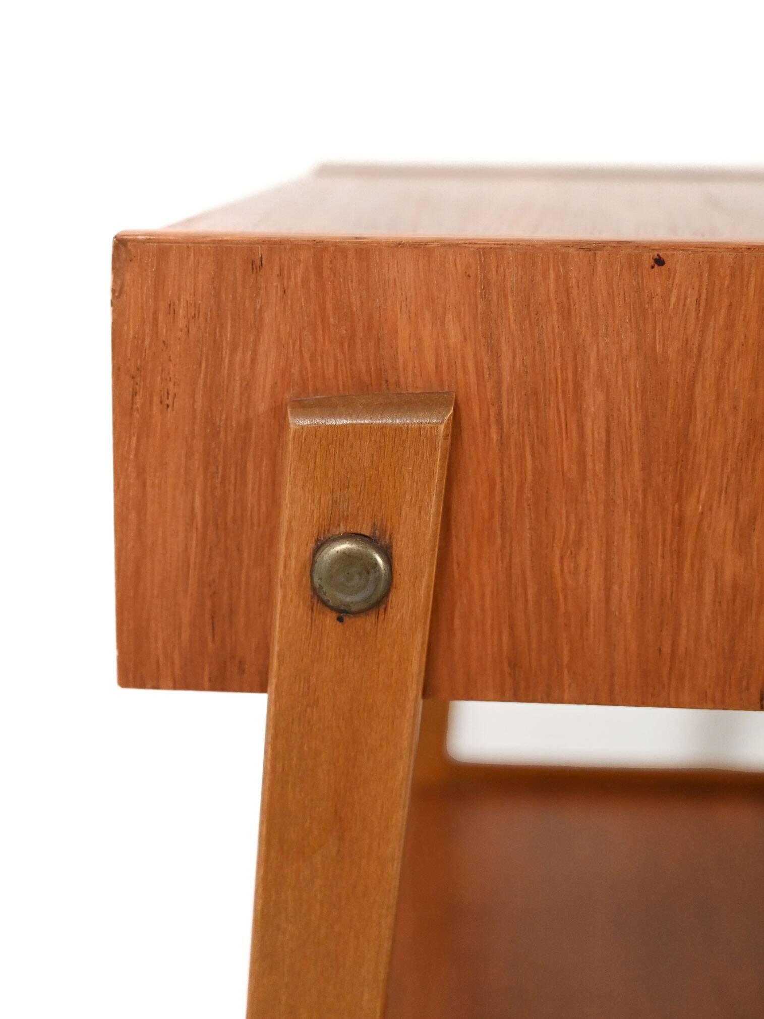 Pair of Scandinavian bedside tables in teak