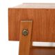 Une paire de tables de chevet scandinaves en teck.