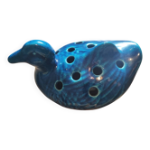Canard pique fleur