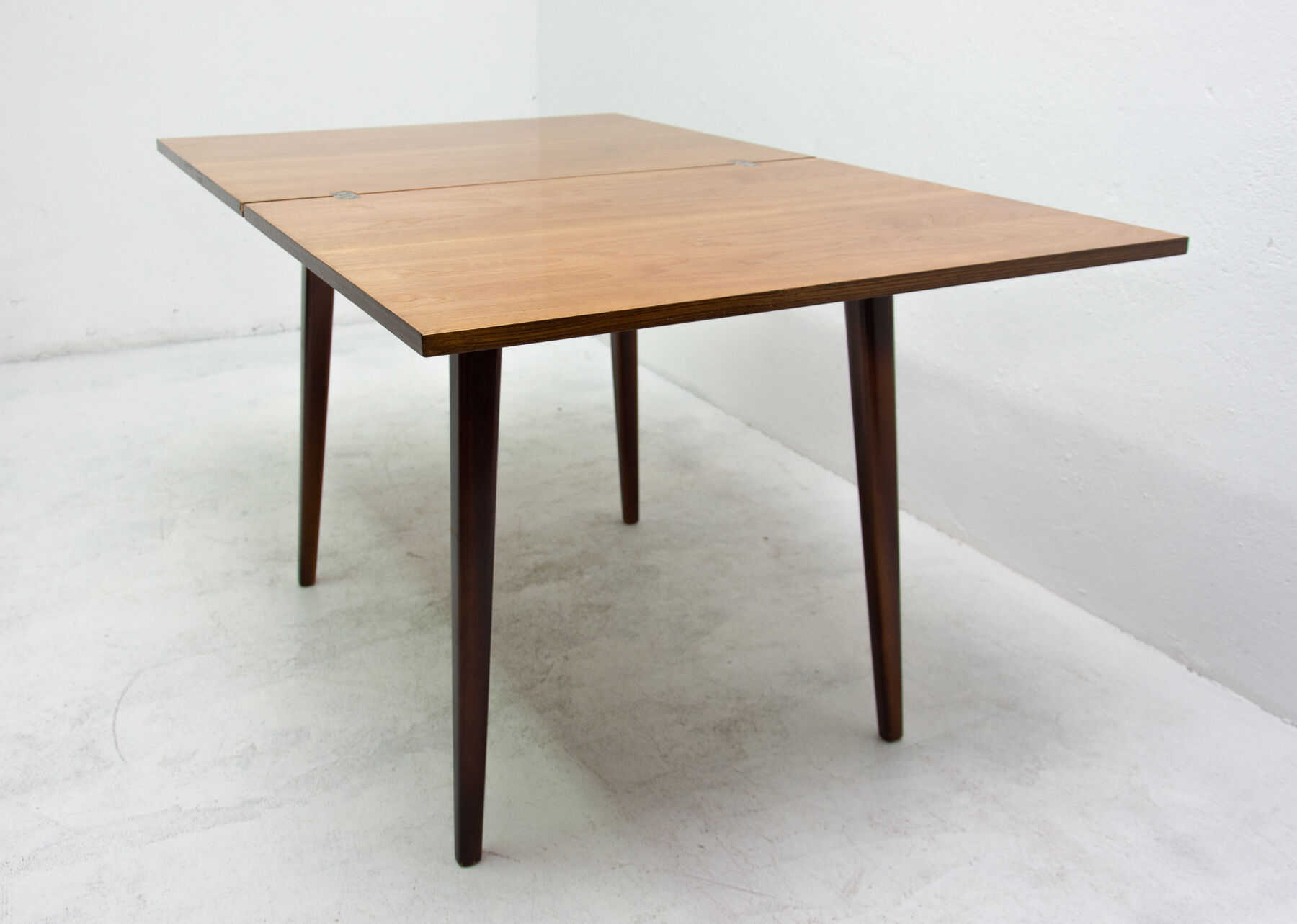 Mid century adjustable Dining Table, 1950s, Czechoslovakia