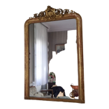 Gilded wood mirror