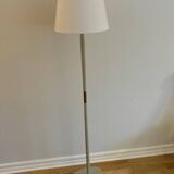 wooden and brass floor lamp - Sweden 50s/60s