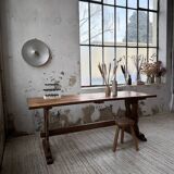 Monastery-style farmhouse table, pine, 210cm