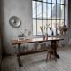 Monastery-style farmhouse table, pine, 210cm