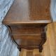 Curved commode in Louis XV / Regency style in solid oak.