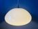 Mushroom pendant - Space Age white light fixture