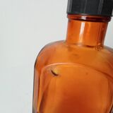 Old amber pharmacy bottle