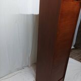 Old vintage curtain filing cabinet