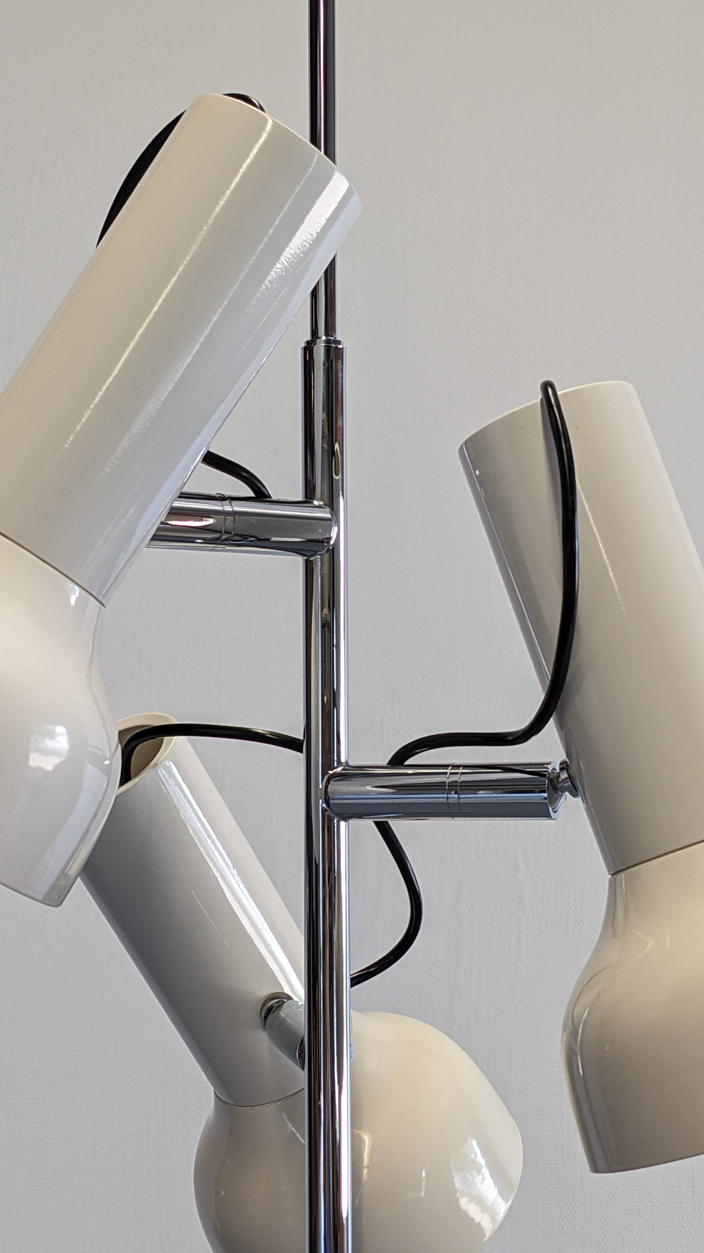 3-spot chandelier by Staff Leuchten, 1960s-70s