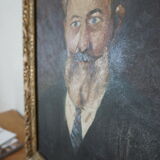 Tableau peinture à l'huile portait