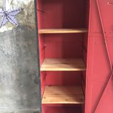 Riveted cloakroom converted into storage cabinet - early twentieth century