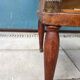 Empire style bedside table marble top