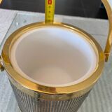 Vintage Hollywood Regency Gold Ice Bucket