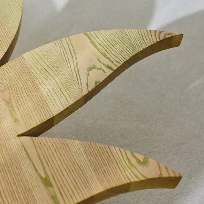 Unique handmade ash coffee table – by Tamás Fecske 2020s