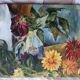 Old painting jug and summer flowers signed.