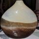 Flat teardrop-shaped vase