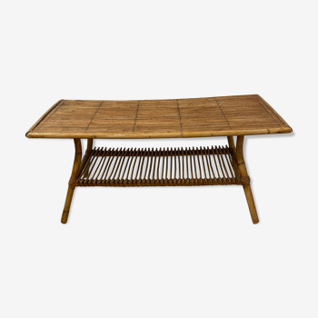 Rattan coffee table