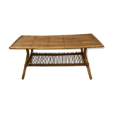 Table basse rotin