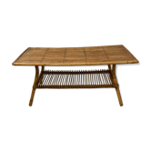 Table basse rotin
