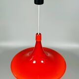1960s/70s UFO Ceiling Lamp Hanging Lamp by Doria Leuchten Glass Space Age