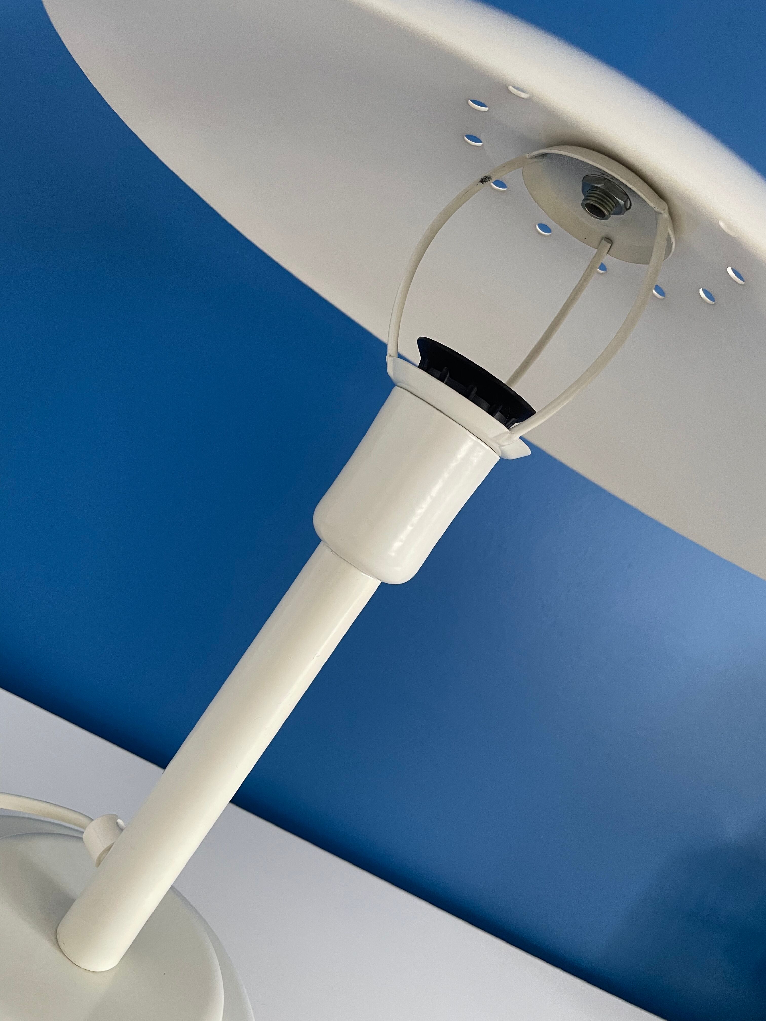Lamp aluminor white beige dome / mushroom