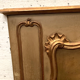 Louis XV style trumeau in patinated and gilded wood XX century
