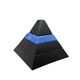Pyramid shaped stacked ceramic ashtrays / centerpiece Amalgames France 1980