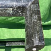 Tesselated black stone coffee table by Maitland Smith 1970s