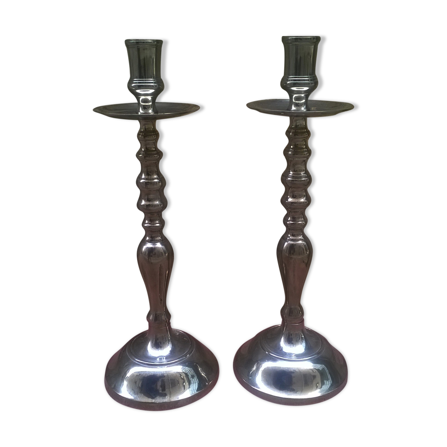 Pair of vintage candlesticks
