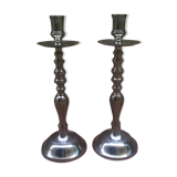 Pair of vintage candlesticks