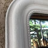 Mirror Louis Philippe white granule