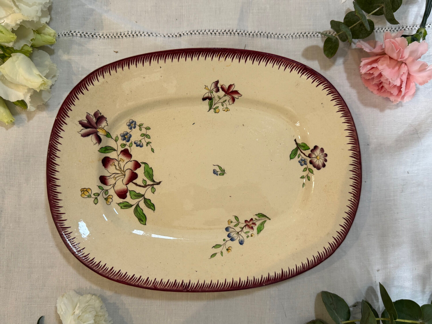 Small dish Sarreguemines