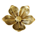Brass flower ashtray
